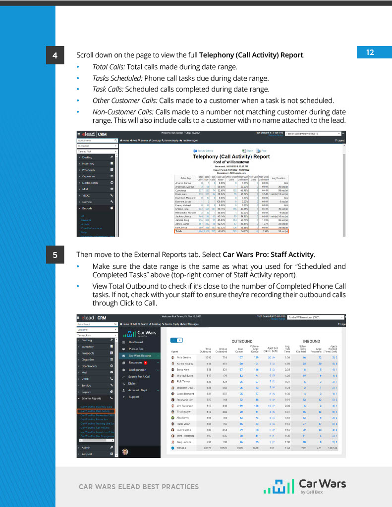Elead Best Practices Call Box